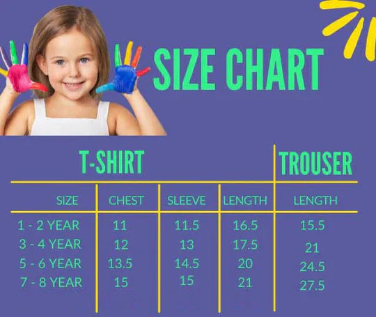 COLORFUL HEART PRINT TWO PIECE SET