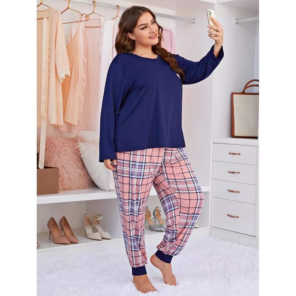 BLUE FULL SLEEVES NIGHTWEAR SET