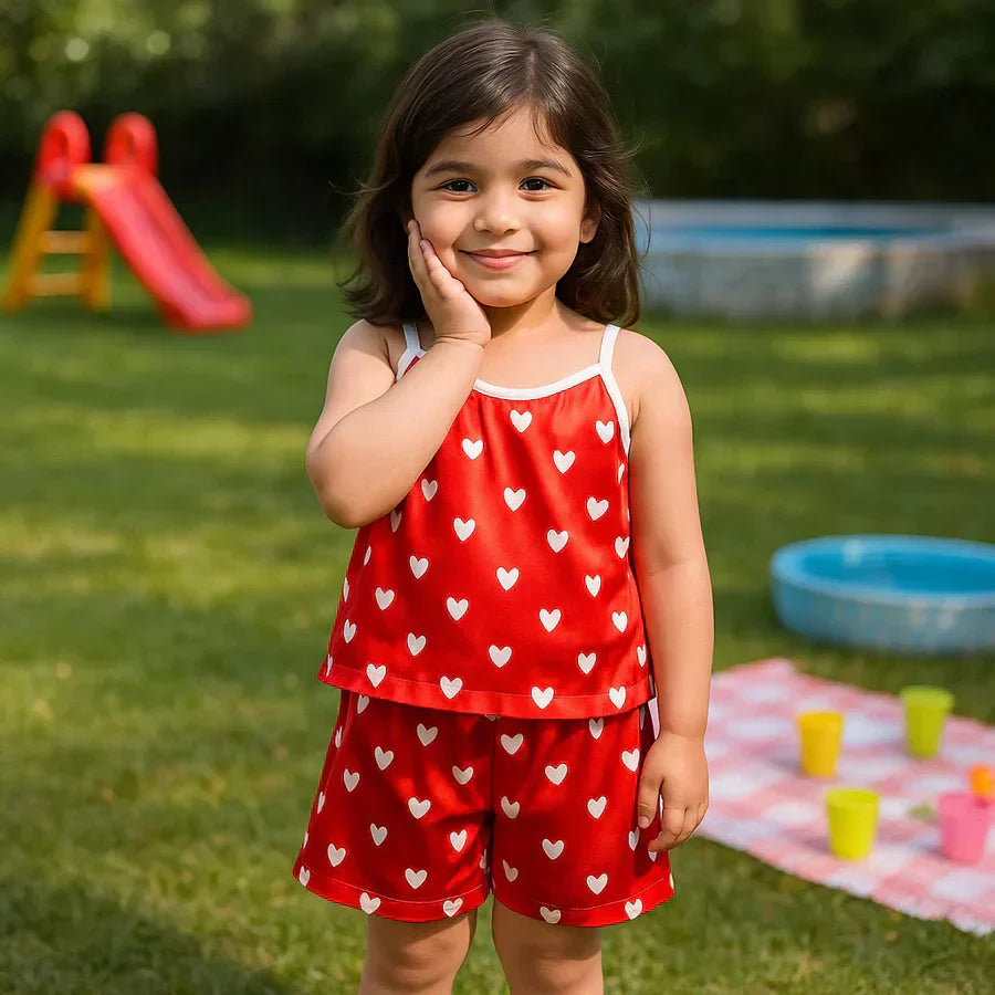 Love Glow Kids Short Set