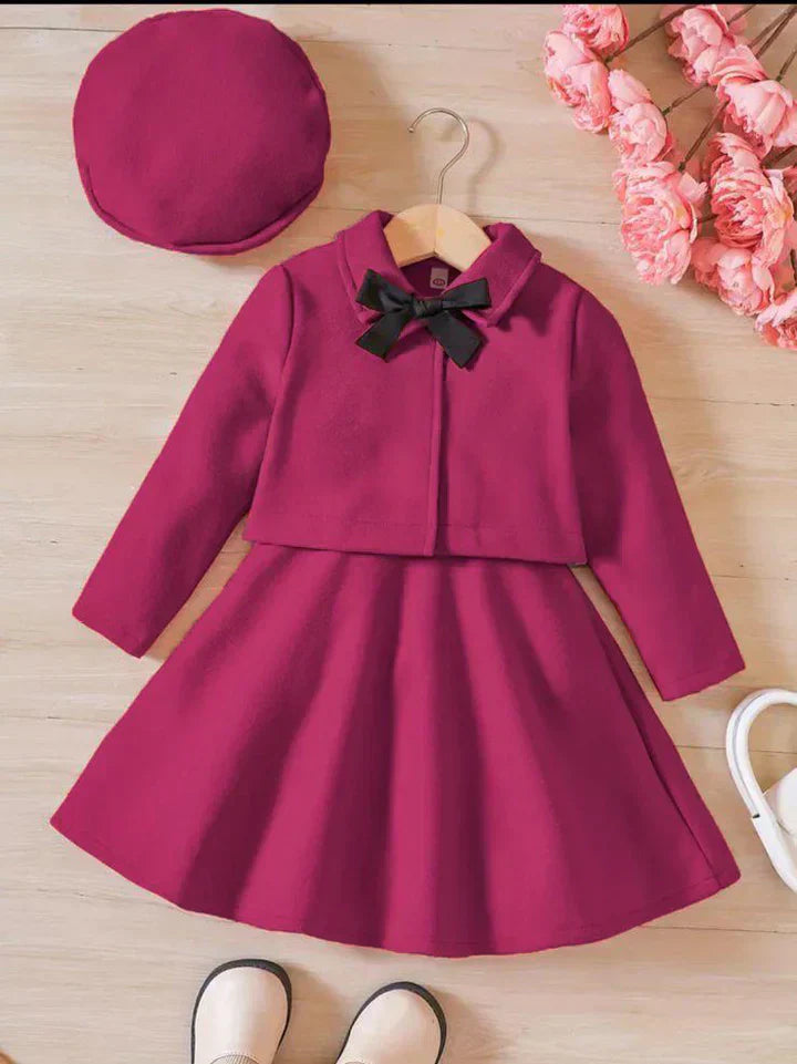 LITTLE GRACE 2PCS SET - DARK PINK