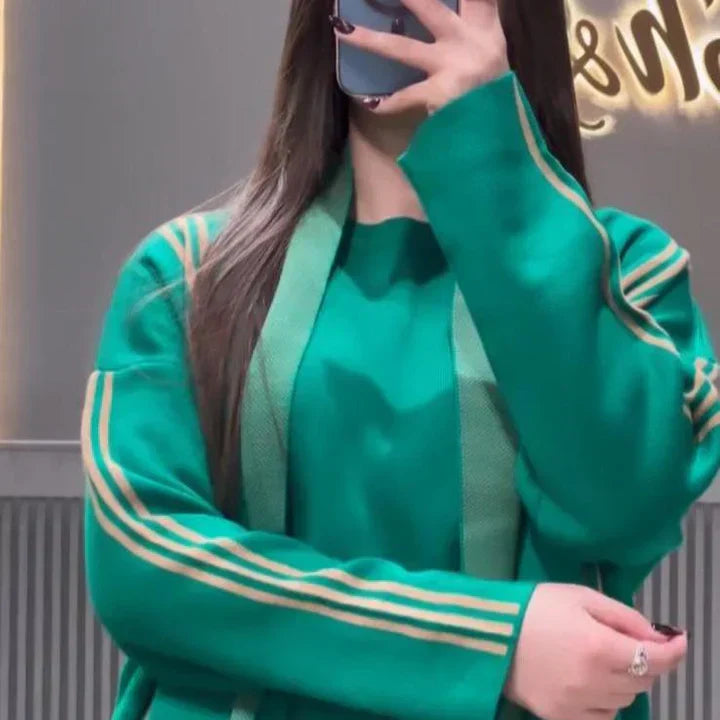 3 Piece Winter Stripe Co-ord Set