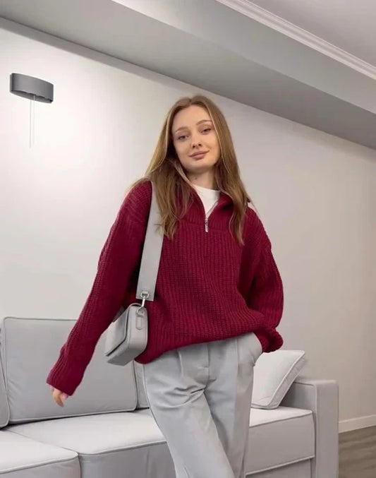 DROP SHOULDER SWEATER