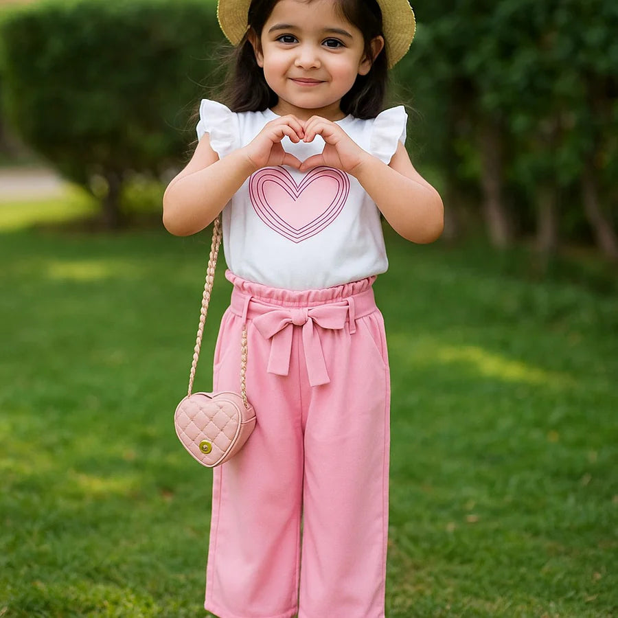 Pink Heart Top & Pants