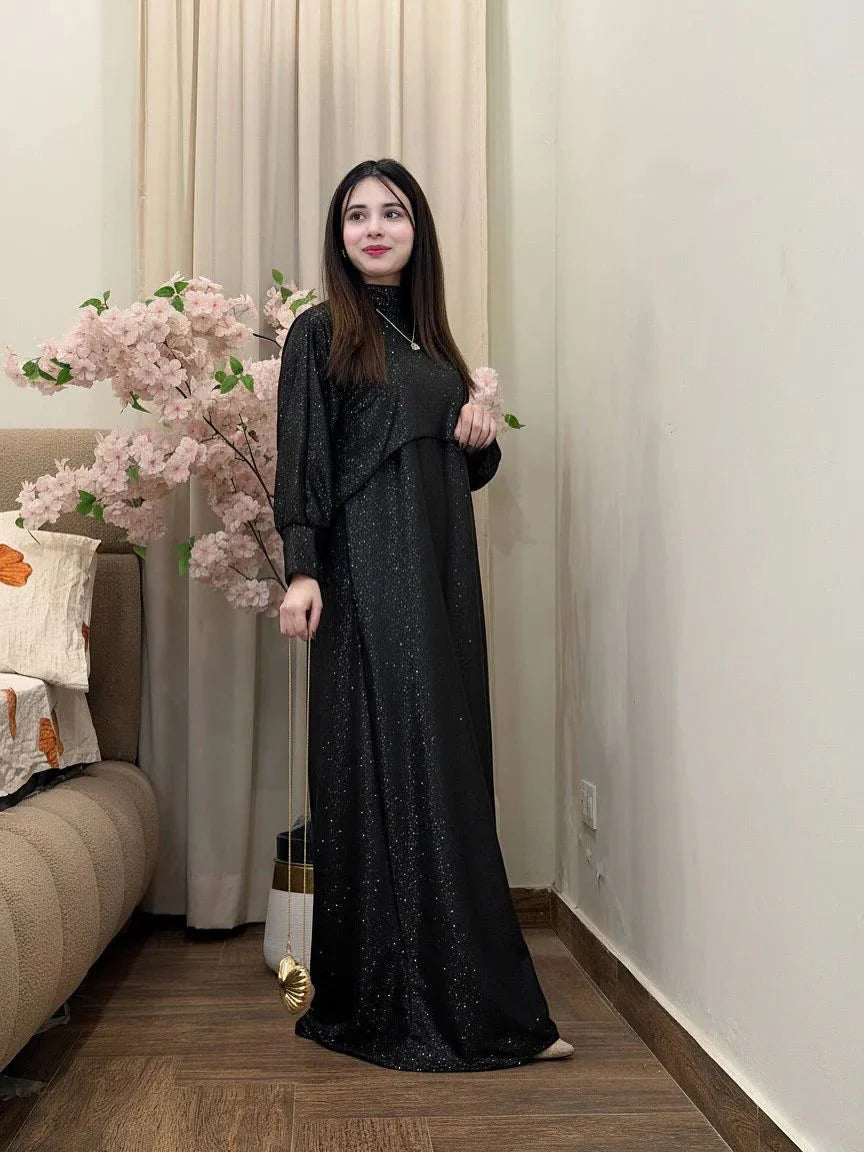 Moonlight Shimmer Cape & Maxi Set