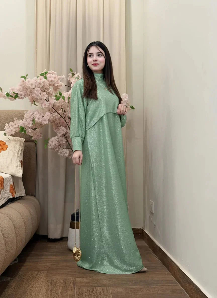 Moonlight Shimmer Cape & Maxi Set