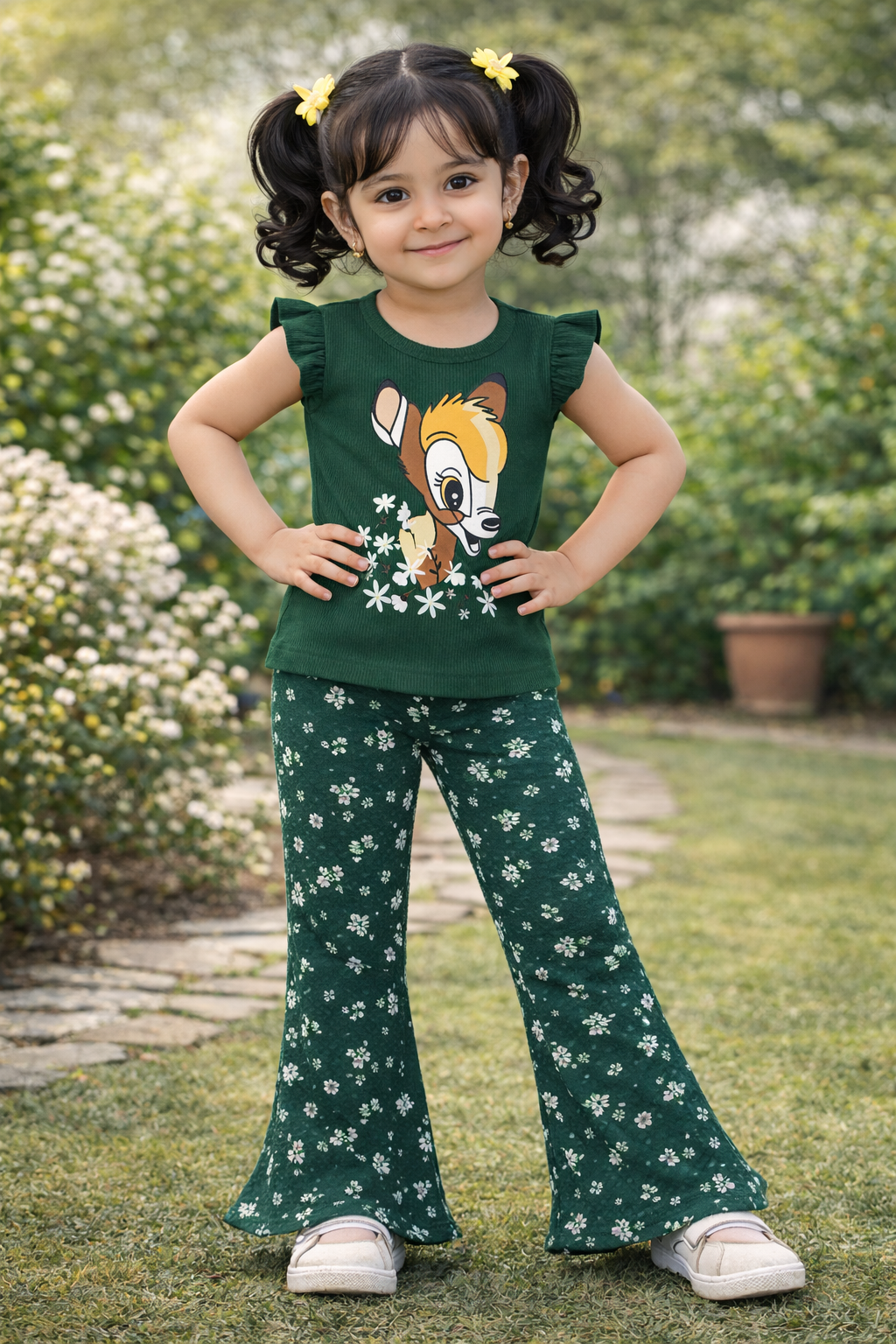 2 PCS CUTE PEARL STYLE WESTERN SUIT