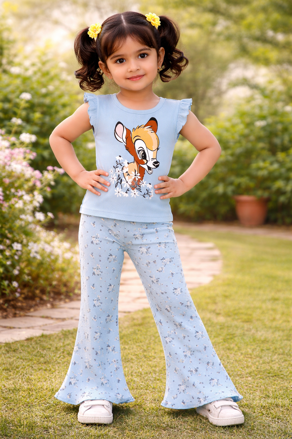 2 PCS CUTE PEARL STYLE WESTERN SUIT
